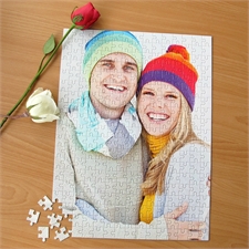 Individuelles grosses vertikales Foto-Puzzle, Hochzeit