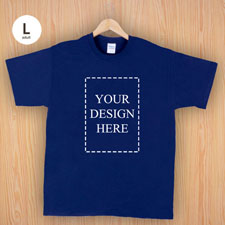 Keep calm und frag Mutti T-Shirt Personalisieren Größe L Large Navy Dunkelblau