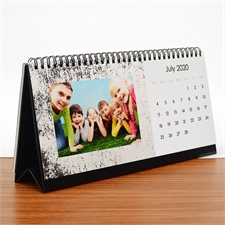 Tischkalender 127 mm x 280 mm, Blau