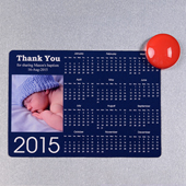 Fotomagnetkalender 2013, Blau, 8,9 cm x 12,7 cm