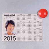 Fotomagnetkalender 2013, Weiß, 8,9 cm x 12,7 cm