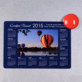 Fotomagnetkalender 2013 Bild in der Mitte, Blau, 8,9 cm x 12,7 cm