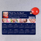 Fotomagnetkalender 2013 Fotokollage, Blau, 8,9 cm x 12,7 cm