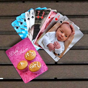 2-seitig individualisierbare Spielkarten, Werbegeschenk