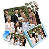 Individuelles Foto-Puzzle - Hochzeit und Hochzeitstag, horizontal