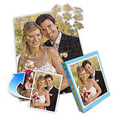 Individuelles Foto-Puzzle - Hochzeit und Hochzeitstag, vertikal