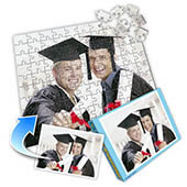 Individuelles Foto-Puzzle zur Abschlussfeier, horizontal