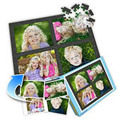 Individuelles Collage-Puzzle mit Sommer-Erinnerungen zum Schulanfang