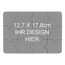 Ihr Design Drucken Einladungspuzzle Zwölf Teile 12,7 x 17,8 cm