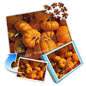Individuelles Foto-Puzzle 25,40x20,32 cm - Erntedankfest / Thanksgiving