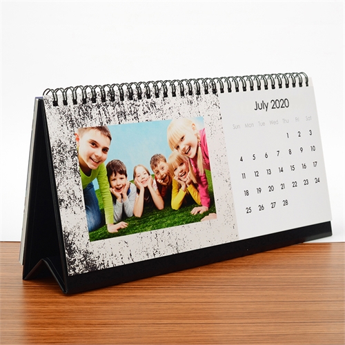 Tischkalender 127 mm x 280 mm, Blau