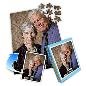 Foto-Puzzle Pensionierung, vertikal