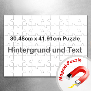 Anpassbares Foto-Magnetisch-Puzzle in verschiedenen Grössen und Designs