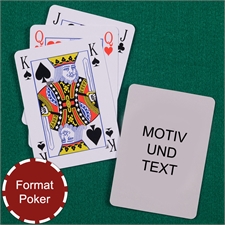 Bridge Spielkarten in Pokergröße
