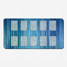 Design Spielmatte Gummi Personalisieren 35,6 x 71,0 cm