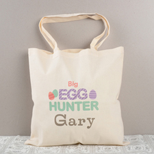 Große Eiersuche Baumwolle Budget Stofftasche Personalisieren