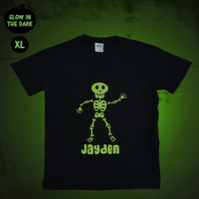Klabautermann Leuchtendes T-Shirt Glow Personalisieren Baumwolle Größe XL