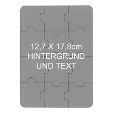 Personalisiertes FotoPuzzle, 12 Teile, Hochformat ,12,7 x 17,8 cm