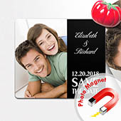 Save the Date Magnetkalender 8,89 x 10,16 cm Schwarz