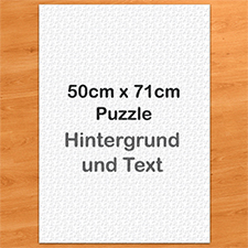 51cmx70cm  Fotopuzzle 1000 Teile Hochformat Hintergrundfarbe und Text
