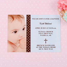 Taufe Junge Einladungskarte Personalisieren 127x178