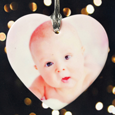 Baby Herz Schmuck mit Foto selbst gestalten
