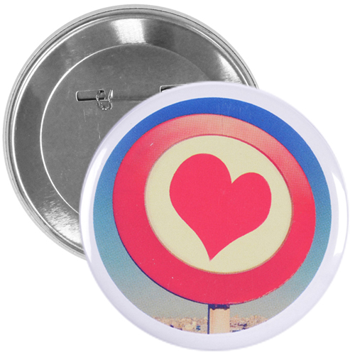 Design 7,62 cm Runder Personalisierter Button Foto/Text Schöne Farben