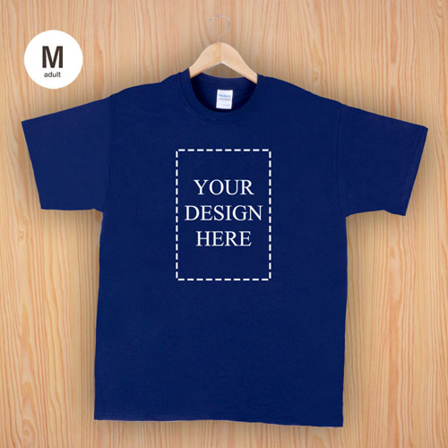 Keep calm und frag Mutti T-Shirt Personalisieren Größe M Medium Navy Dunkelblau