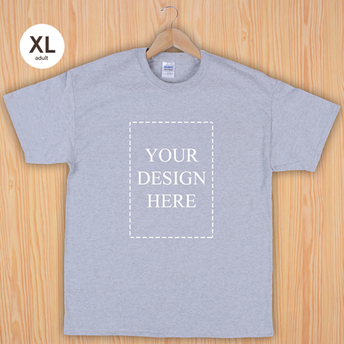 Keep calm und frag Mutti T-Shirt Personalisieren Größe XL Silber Grau