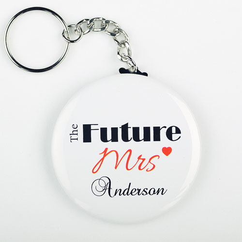 Schlüsselanhänger Rund Personalisieren „Future Mrs.“