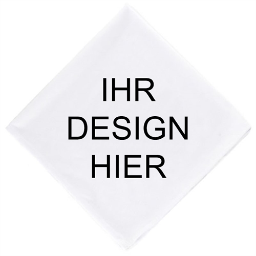 Design Kopftuch Bandana Maxi Text Personalisieren 55,9 x 55,9 cm