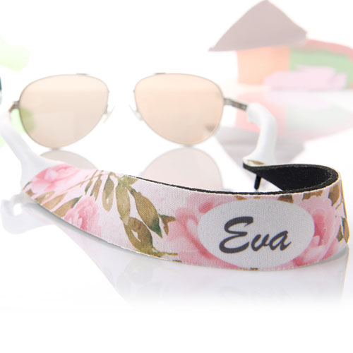 Wasserfarben Sonnenbrillenband Blumenmuster Band Personalisieren
