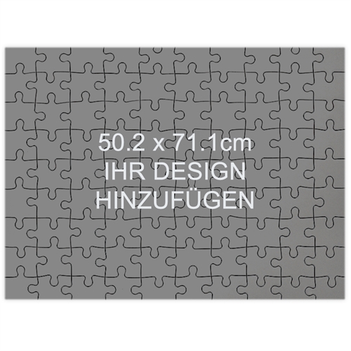 Holzpuzzle Personalisieren Querformat 502 x 711 mm 208 Teile