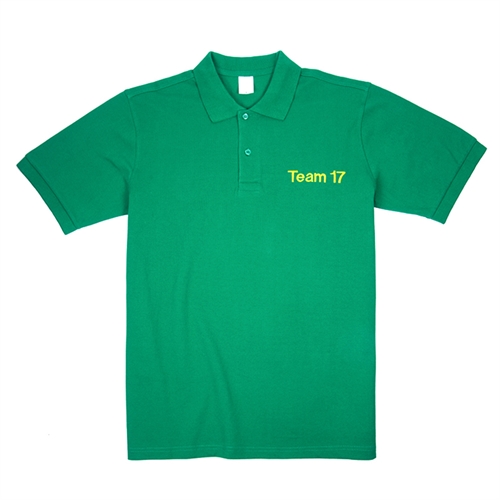 Poloshirt Bestickte Berufskleidung Personalisieren Polohemd Medium Grün