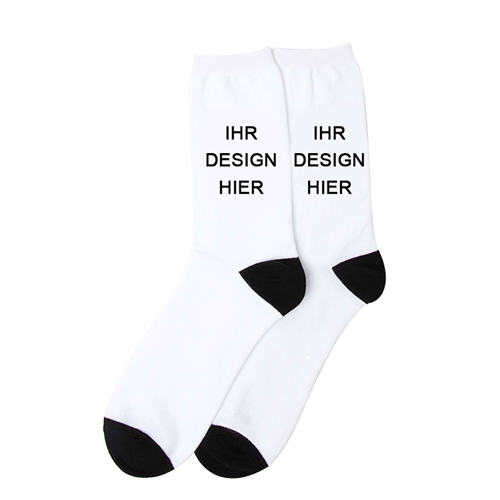 Socken voll bedruckt personalisieren Größe L Groß - Der Hingucker