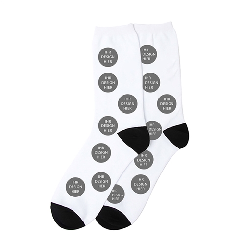 Collage Design  Unisex Socken selbst gestalten Größe M