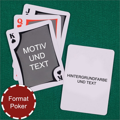 Modernes Personalisiertes Kartenspiel