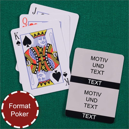 Poker Kollage Spielkarten 2 Fotos Schwarz