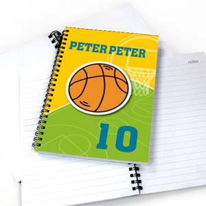 Personalisiertes Notizbuch Basketball