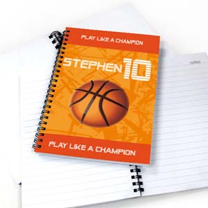 Persoanlisieres Notizbuch für Sportstars Basketball