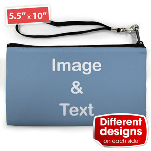 Mittelgroße Personalisierte Clutch Bag – 2 verschiedene Motive