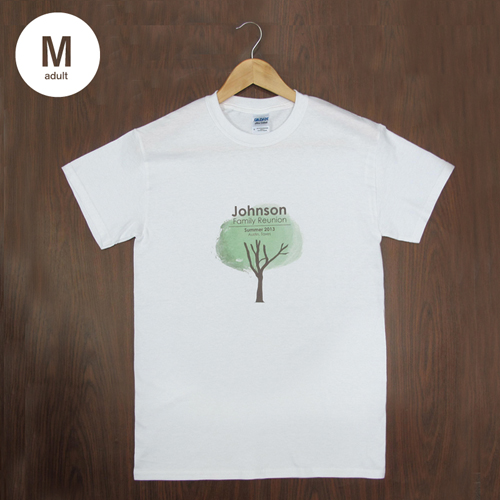 Größe M T-Shirt Weiß Hochformat Minibild Personalisieren 100% Baumwolle
