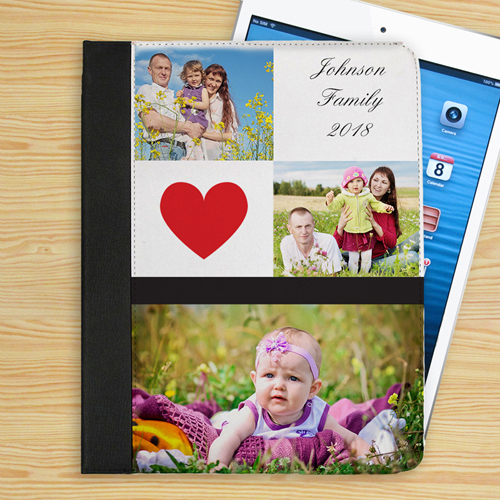 I love you Herz iPad Folio Case Personalisieren