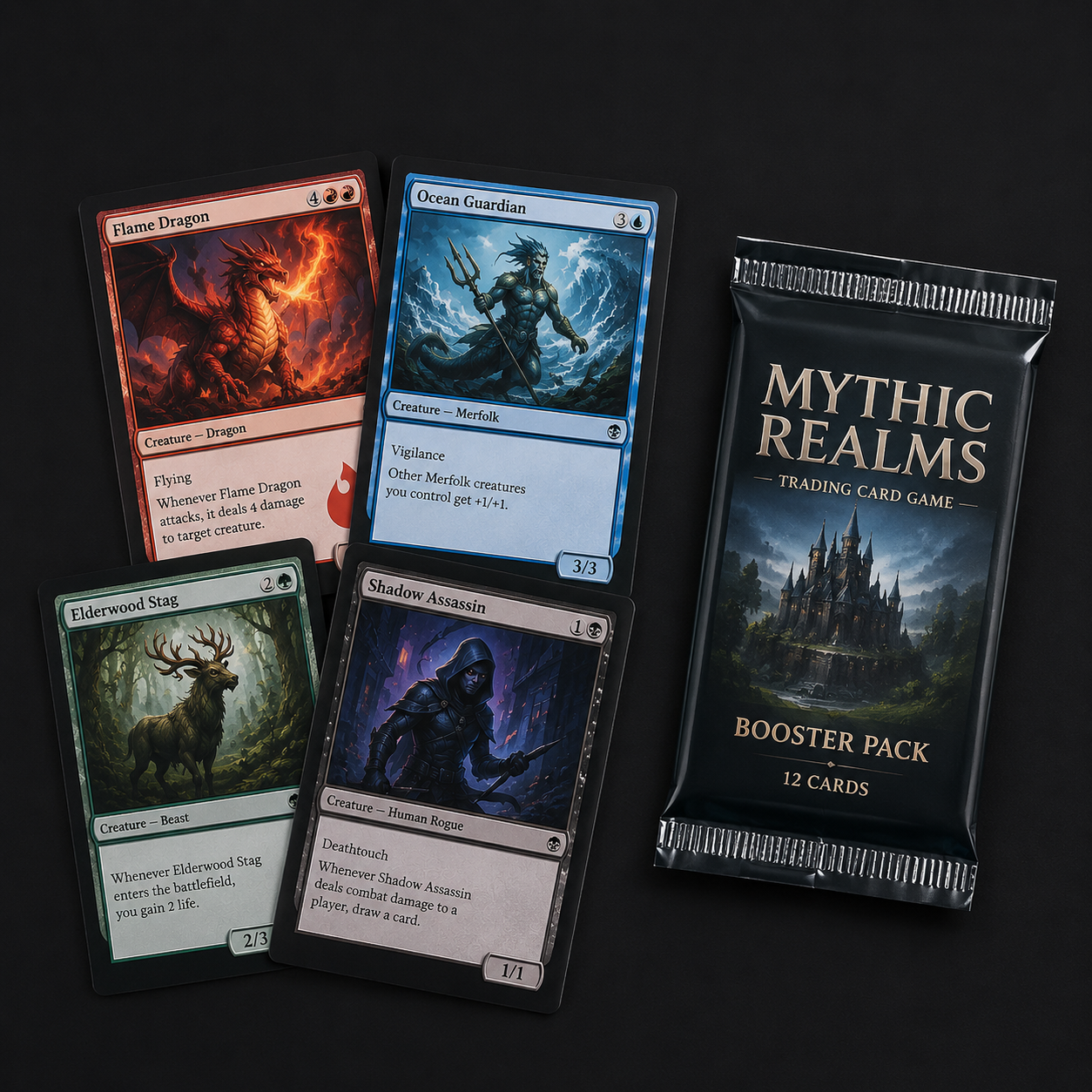 Trading Cards und Booster Pack