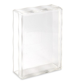 Transparente Plastikschachtel