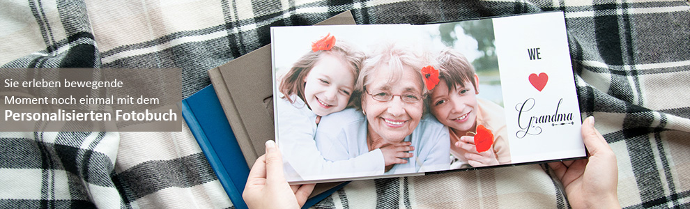 Fotobuch mit Lieblingsfotos gestalten und drucken lassen